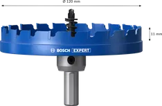 BoschEXPERT 金属板孔锯 120 毫米，适用于金属。.
